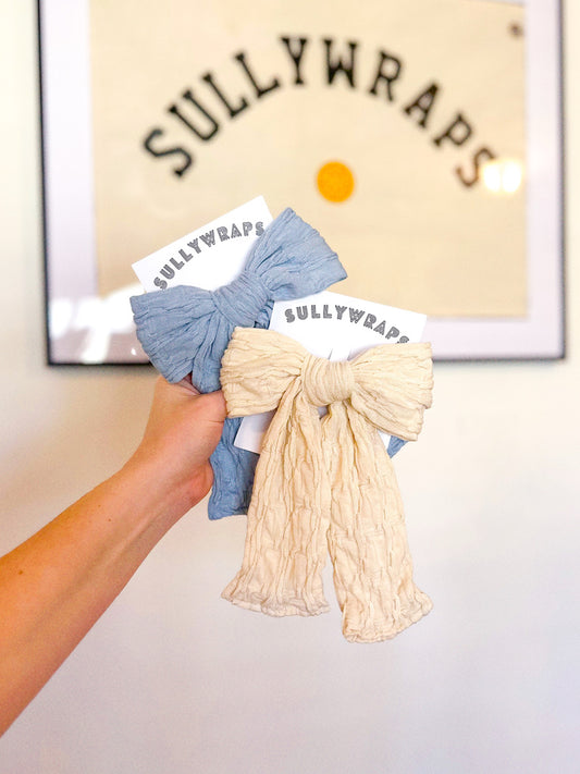 The Perfect Textured Puff Bows | 2 colors